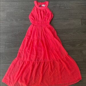 Emerald Sundae Vibrant Pink Maxi Dress